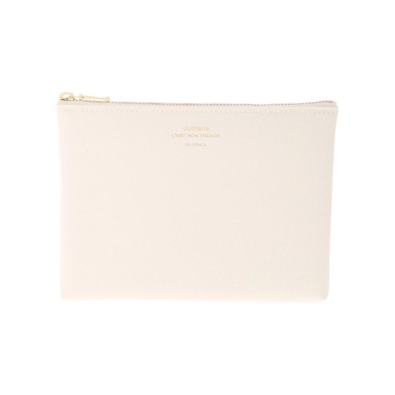 Delfonics [DELFONICS]500694 Quitterie Pouch Size M White - Image 1